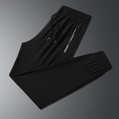 Cartmela Korean‑Style Ice Silk Jogger Pants