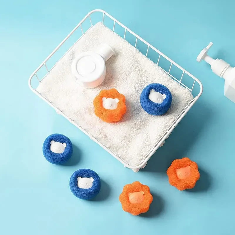 Reusable Pet Hair Remover Balls – Laundry Lint & Fur Catcher