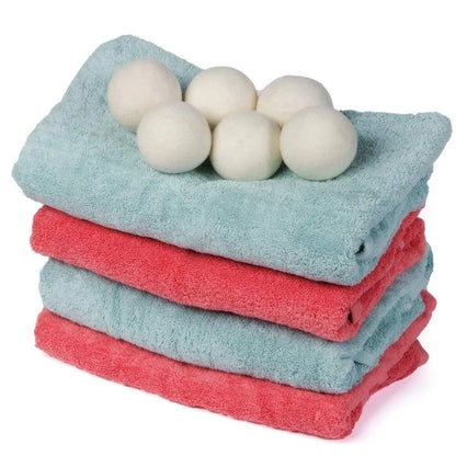 Reusable Wool Dryer Balls – Natural Fabric Softener for Laundry