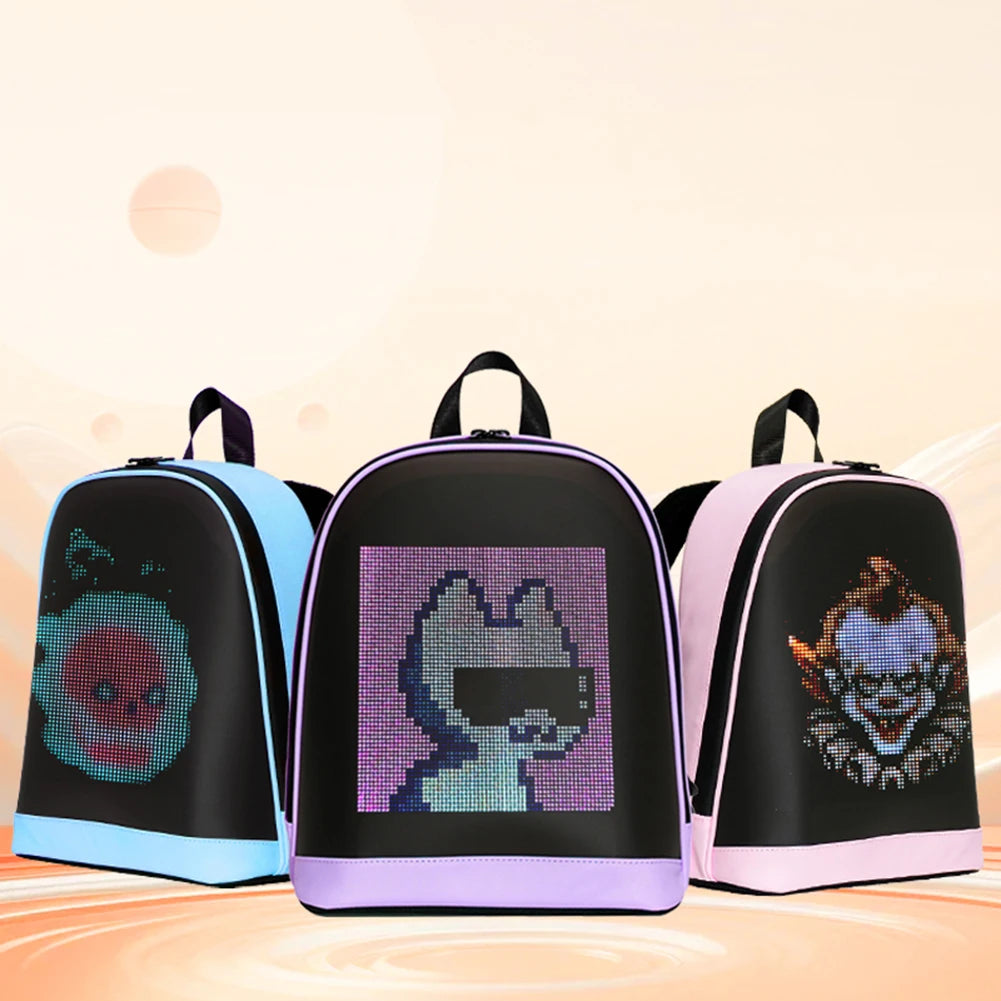 LED Motorcycle Backpack with APP Control