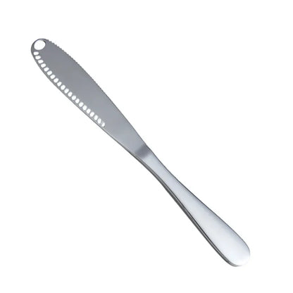 Stainless Steel Butter Knife with Holes – Spreader & Cheese Cutter