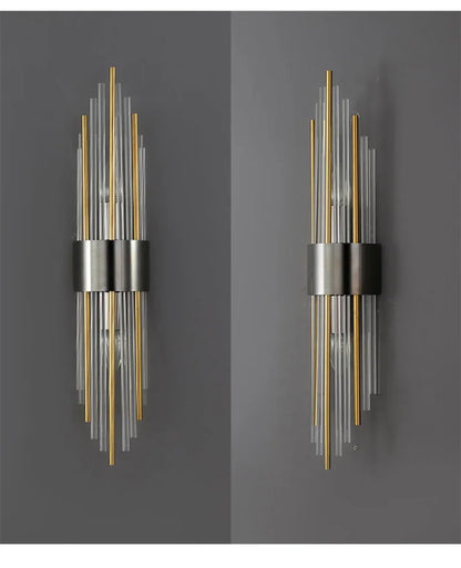 Luxury LED Wall Lamp - Modern Gold Wall Sconce for Living Room