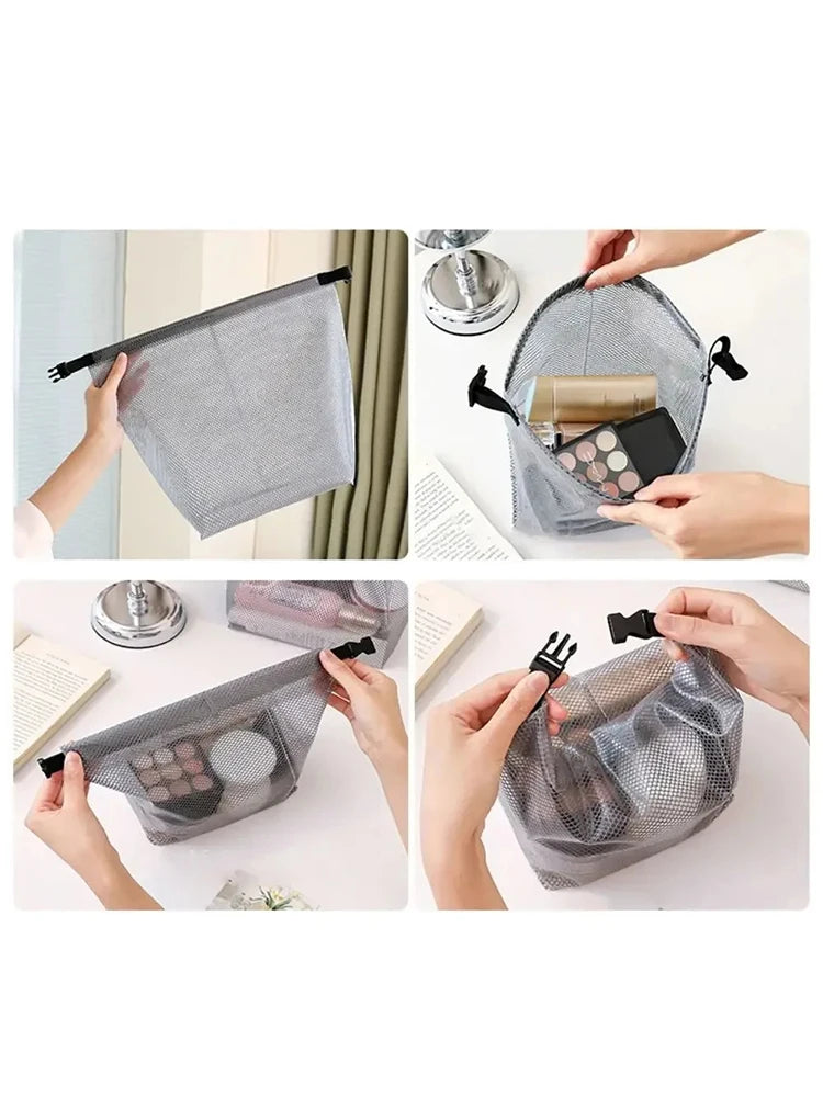 Waterproof Drawstring Storage Bag – Large Toiletry & Gym Organizer