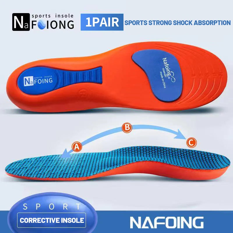 Sport Orthopedic Insoles – Shock-Absorbing EVA Inserts for Men & Women