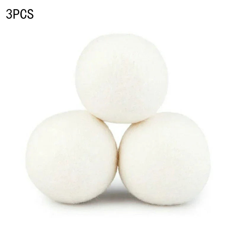 Reusable Wool Dryer Balls – Natural Fabric Softener for Laundry