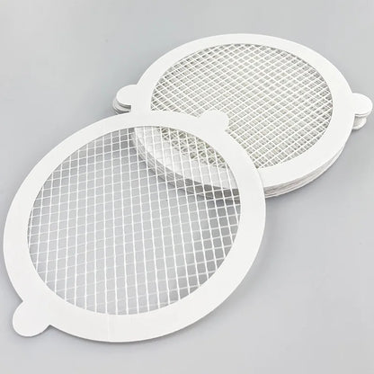 Disposable Shower Drain Hair Catchers – Mesh Stickers for Bathroom