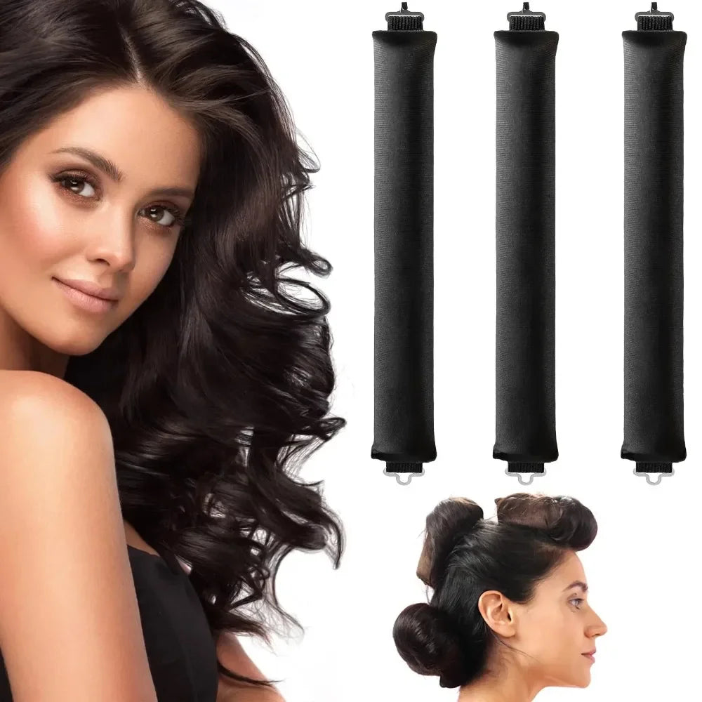 Heatless Hair Curlers – Foam Rollers for No-Heat Overnight Curls