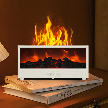 Dynamic Flame Fireplace Air Humidifier & Essential Oil Diffuser