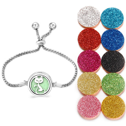 Flower of Life Aromatherapy Diffuser Bracelet for Essential Oils