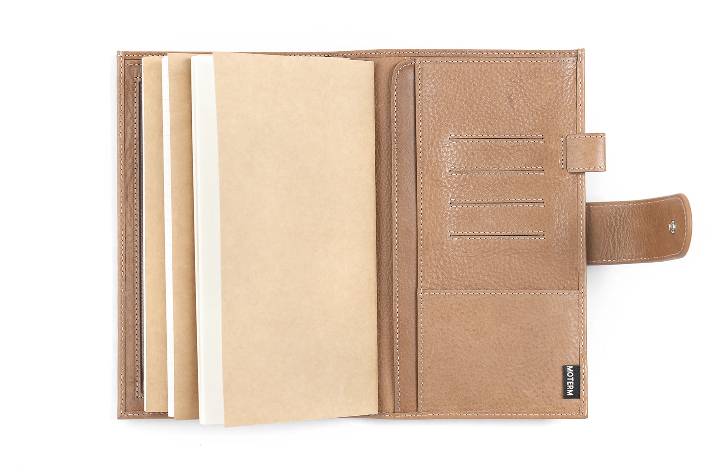 Vegetable Tanned Leather Travel Notebook – Standard Planner Cover