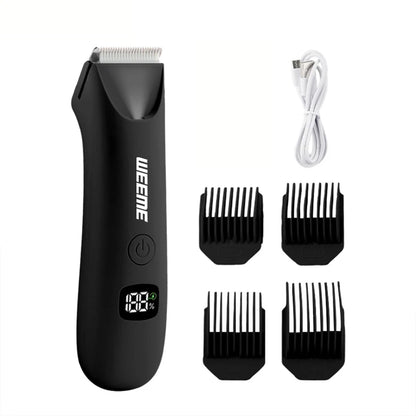 Precision LED Bikini & Body Trimmer – USB Rechargeable, LCD Display