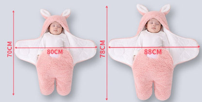 Thickened Newborn Swaddle Sleeping Bag for Baby Wrap Comfort