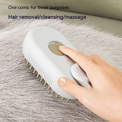 3-in-1 Pet Steam Grooming Brush