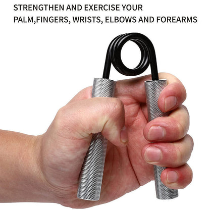 High-tension chrome spring grip exerciser tool for hand training