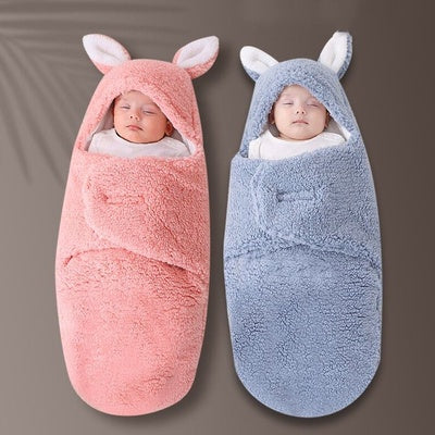 Thickened Newborn Swaddle Sleeping Bag for Baby Wrap Comfort