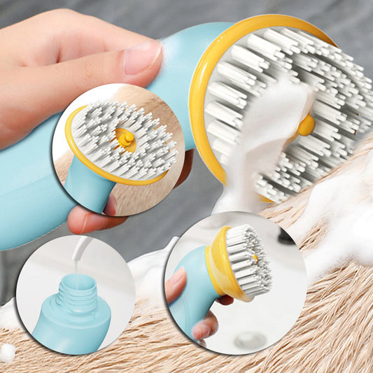 Pet Bath & Grooming Brush – Handheld Shower Tool for Dogs & Cats