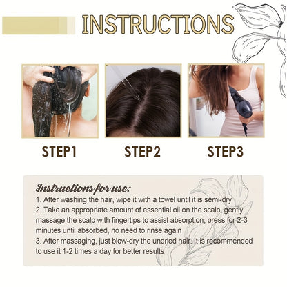 Hair Oil 60ml – Moisturizing & Thickening Hair Serum