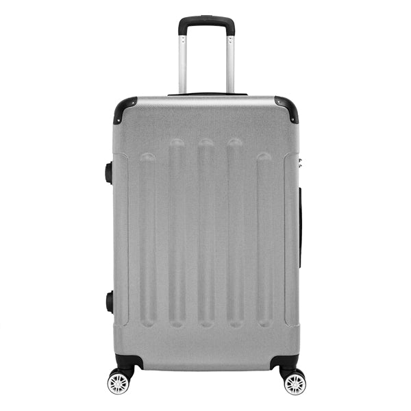 3 Piece Lightweight ABS Luggage Set with Spinner Wheels