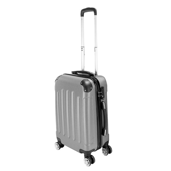3 Piece Lightweight ABS Luggage Set with Spinner Wheels