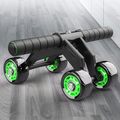 Four-Wheeled Abdominal Roller for Kids and Adults Fitness







