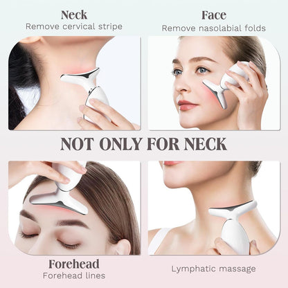 Close-up shot showing premium material of neck device

