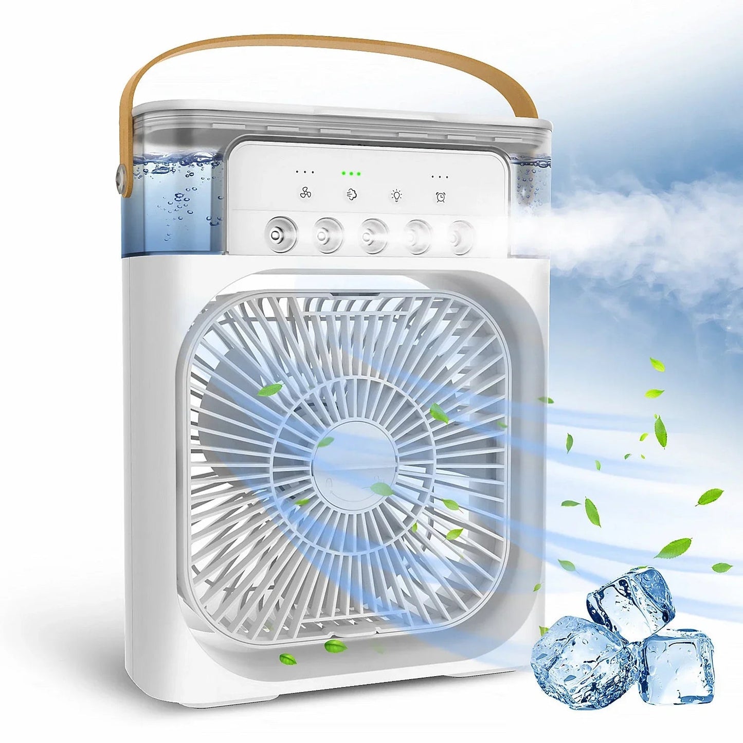 Mini Air Cooler Fully Intelligent Upgraded Fan