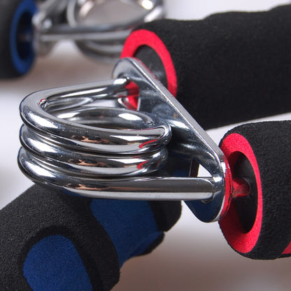 Yellow Fitness Hand Gripper with Chrome Steel Spring